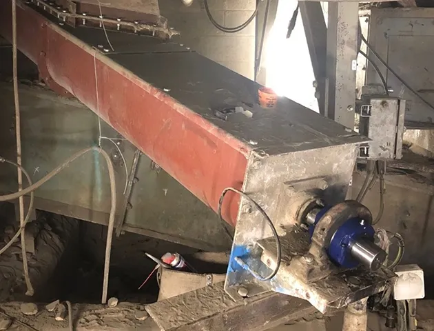 Incline Screw Conveyor – Cement Industry